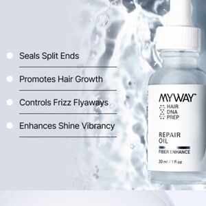 My Way Hair DNA Repair Oil Heat Protectant Frizz Control Split Ends 1 oz #LA9